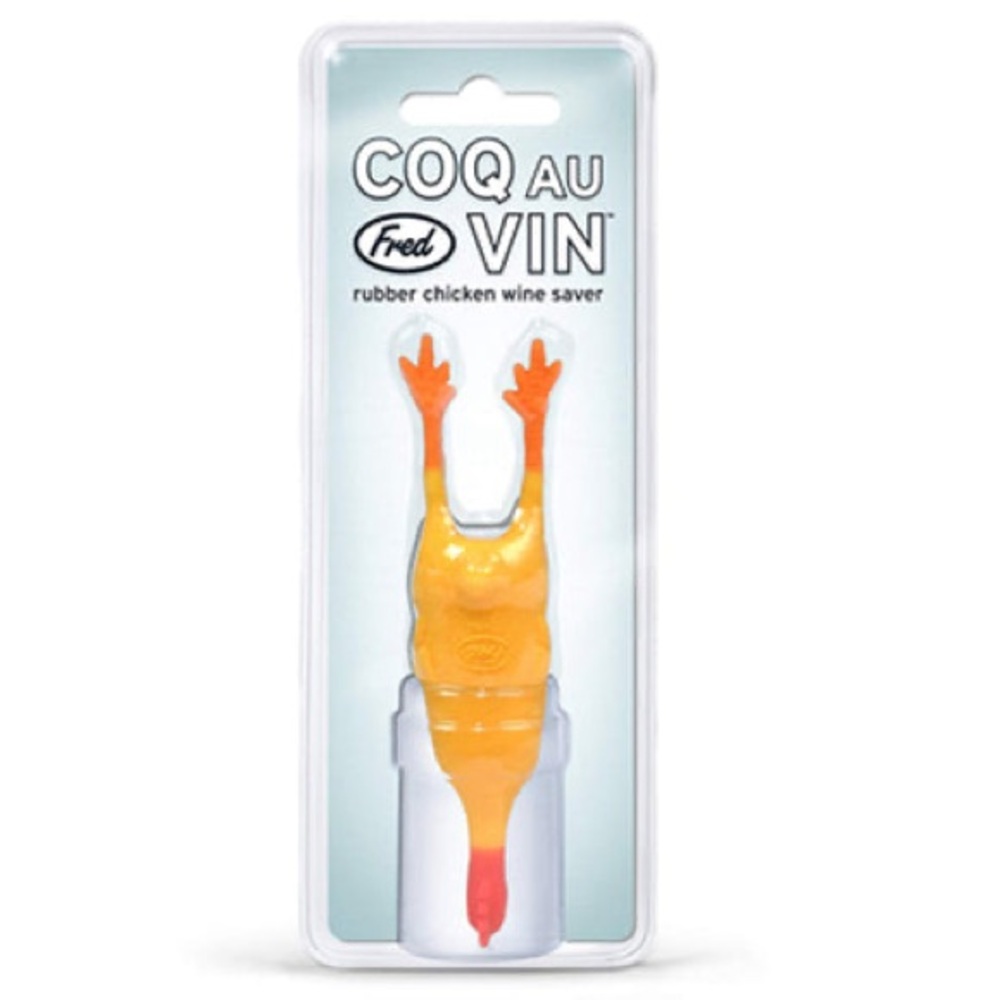 Fred Coq Au Vin Rubber Chicken Wine Saver